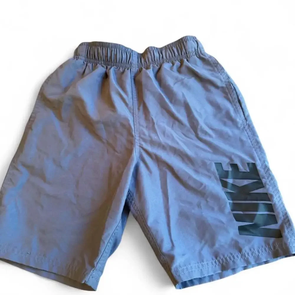 Nike Boys Grey Swim Shorts Size 8-9 Years